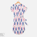 Chic Sleeve Dress With Tie