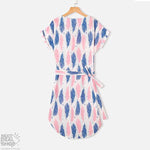 Chic Sleeve Dress With Tie