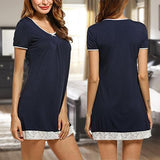 Navy Night Gown Dress