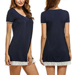 Navy Night Gown Dress